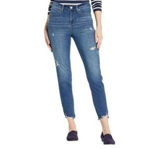 NICOLE MILLER New York Soho High-Rise Ankle Slim Jeans